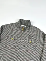 M1U M1U 24FW 繆繆 字母Logo貼布刺繡 格紋千鳥格 立領夾克外套：圖片 7