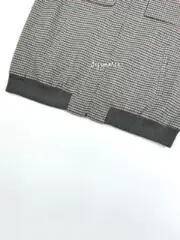 M1U M1U 24FW 繆繆 字母Logo貼布刺繡 格紋千鳥格 立領夾克外套：圖片 10