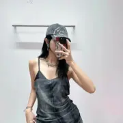 【現貨】Acne Studios 24FW 做舊破壞水洗字母logo 棒球帽鴨舌帽老帽帽子：圖片 5