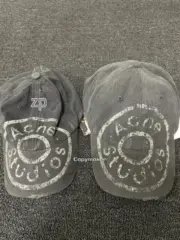 【現貨】Acne Studios 24FW 做舊破壞水洗字母logo 棒球帽鴨舌帽老帽帽子：圖片 8