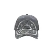 【現貨】Acne Studios 24FW 做舊破壞水洗字母logo 棒球帽鴨舌帽老帽帽子