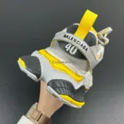 【預售】巴黎 BLC CARGO 時尚復古作舊 增高 老爹鞋 休閒鞋 11代 白黃：圖片 12