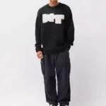【預售】WTAPS CREW NECK CRE/SWEATER POLY 針織毛衣圓領衛衣大學T長袖 黑色