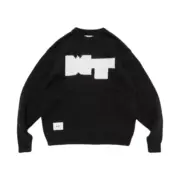 【預售】WTAPS CREW NECK CRE/SWEATER POLY 針織毛衣圓領衛衣大學T長袖 黑色：圖片 3