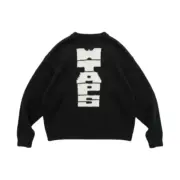 【預售】WTAPS CREW NECK CRE/SWEATER POLY 針織毛衣圓領衛衣大學T長袖 黑色：圖片 4