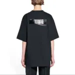 巴黎 BLC 23SS 膠帶 遮擋 遮蔽 可樂 波浪 刺繡 短袖T恤