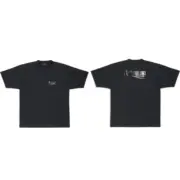 巴黎 BLC 23SS 膠帶 遮擋 遮蔽 可樂 波浪 刺繡 短袖T恤：圖片 2