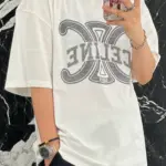 CELIN 23SS Oversized Triomphe T-shirt 復古凱旋門 印花 短袖T恤