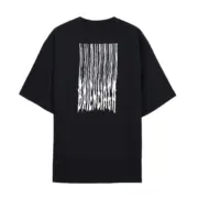 巴黎 BLC 21FW 流蘇 瀑布 刺繡logo 短袖 T恤：圖片 6