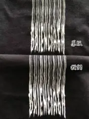 巴黎 BLC 21FW 流蘇 瀑布 刺繡logo 短袖 T恤：圖片 7