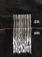 巴黎 BLC 21FW 流蘇 瀑布 刺繡logo 短袖 T恤：圖片 8