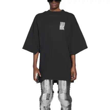 巴黎 BLC 21FW 流蘇 瀑布 刺繡logo 短袖 T恤