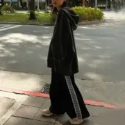 【預售】Needles 22SS Butterfly H.D. Track Pants 復古織帶 寬版燈籠褲胖胖褲休閒褲 黑白：圖片 3