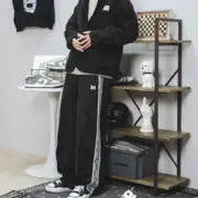 【預售】Needles 22SS Butterfly H.D. Track Pants 復古織帶 寬版燈籠褲胖胖褲休閒褲 黑白：圖片 4