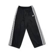 【預售】Needles 22SS Butterfly H.D. Track Pants 復古織帶 寬版燈籠褲胖胖褲休閒褲 黑白