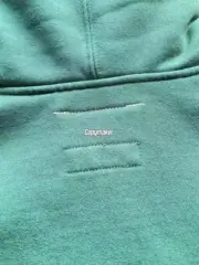 【預售】Sup x MM6 Maison Margiela SS25 聯名 火焰骷髏字母 拉鍊夾克連帽外套 黑色/綠色：圖片 11