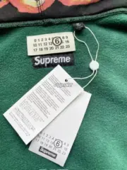 【預售】Sup x MM6 Maison Margiela SS25 聯名 火焰骷髏字母 拉鍊夾克連帽外套 黑色/綠色：圖片 15