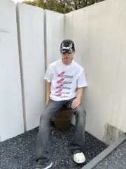 We11done 23SS 限定款 彈幕字母 漸層logo 短袖 T恤 韓國高街：圖片 8