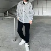 STONE ISLAND 22SS 石頭島 純色 金屬尼龍 拉鍊夾克 外套：圖片 9