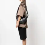 【現貨】LEMAIRE Croissant Bag 羊皮 牛角包流浪包可頌包側背包斜背包 小號 黑色