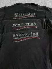 【現貨】巴黎 BLC 25SS Political Campaign 水洗做舊可樂波浪 雙面穿反穿 短袖T恤：圖片 11