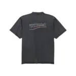 【現貨】巴黎 BLC 25SS Political Campaign 水洗做舊可樂波浪 雙面穿反穿 短袖T恤