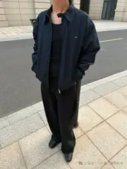 【預售】【原廠面料】PRA 25SS 拼色撞色 字母小logo 簡約 拉鍊夾克外套 三色 短寬版型：圖片 6