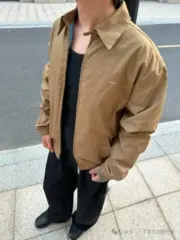 【預售】【原廠面料】PRA 25SS 拼色撞色 字母小logo 簡約 拉鍊夾克外套 三色 短寬版型：圖片 10