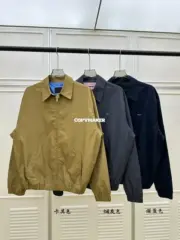 【預售】【原廠面料】PRA 25SS 拼色撞色 字母小logo 簡約 拉鍊夾克外套 三色 短寬版型：圖片 11