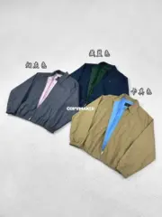 【預售】【原廠面料】PRA 25SS 拼色撞色 字母小logo 簡約 拉鍊夾克外套 三色 短寬版型：圖片 14