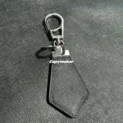 【預售】【過驗】 PRA 24FW 頭層牛皮皮標KF三角牌 鑰匙圈鑰匙扣吊飾：圖片 6