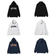 24AW BEAMS JAPAN 日本製 刺繡logo 拼色連帽衛衣帽T長袖：圖片 2