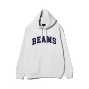 24AW BEAMS JAPAN 日本製 刺繡logo 拼色連帽衛衣帽T長袖：圖片 5