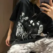 巴黎 BLC 25SS 53th Couture 高級訂製系列 樂隊手繪塗鴉破壞 短袖T恤：圖片 3