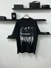 巴黎 BLC 25SS 53th Couture 高級訂製系列 樂隊手繪塗鴉破壞 短袖T恤：圖片 4