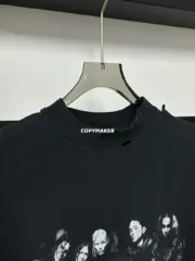 巴黎 BLC 25SS 53th Couture 高級訂製系列 樂隊手繪塗鴉破壞 短袖T恤：圖片 5