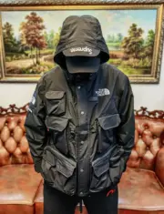 SUP x TNF 20SS 聯名 Cargo Jacket 多口袋工裝衝鋒衣 風衣外套：圖片 3