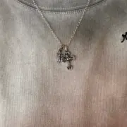 【現貨】Chrome Hearts 經典款 火焰十字架 項鍊吊墜 CH克羅心 白銅/925純銀 小號：圖片 3