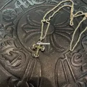 【現貨】Chrome Hearts 經典款 火焰十字架 項鍊吊墜 CH克羅心 白銅/925純銀 小號：圖片 6