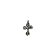 【現貨】Chrome Hearts 經典款 火焰十字架 項鍊吊墜 CH克羅心 白銅/925純銀 小號：圖片 2