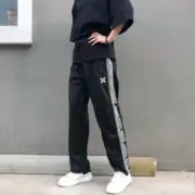 Needles 21SS Butterfly Regular Track Pants 蝴蝶刺繡 側邊排扣復古織帶 休閒褲 直筒褲：圖片 4