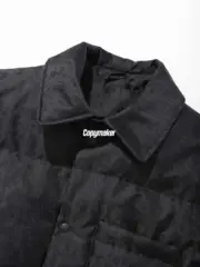 【預售】D1OR 25SS Oblique 滿版老花滿印緹花 白鵝絨 羽絨外套棉服夾克外套 青黑：圖片 7