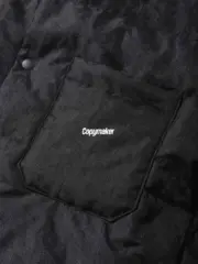 【預售】D1OR 25SS Oblique 滿版老花滿印緹花 白鵝絨 羽絨外套棉服夾克外套 青黑：圖片 9