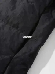 【預售】D1OR 25SS Oblique 滿版老花滿印緹花 白鵝絨 羽絨外套棉服夾克外套 青黑：圖片 10