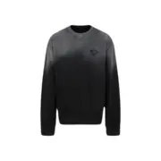 PRA 23FW Ripped-Triangle 三角標 漸變漸層褪色 水洗煙燻 衛衣大學T長袖：圖片 2