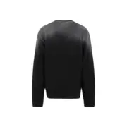 PRA 23FW Ripped-Triangle 三角標 漸變漸層褪色 水洗煙燻 衛衣大學T長袖：圖片 3