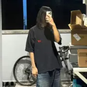 【預售】巴黎 BLC 25SS 麥穗刺繡logo 水洗 簡約素色 Polo衫短袖T恤：圖片 4