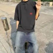 【預售】巴黎 BLC 25SS 麥穗刺繡logo 水洗 簡約素色 Polo衫短袖T恤：圖片 5