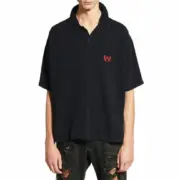 【預售】巴黎 BLC 25SS 麥穗刺繡logo 水洗 簡約素色 Polo衫短袖T恤