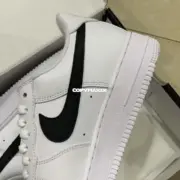 【預售】SUP x Air Force 1 限定款 聯名  AF1 空軍 休閒鞋板鞋運動鞋 白黑：圖片 10